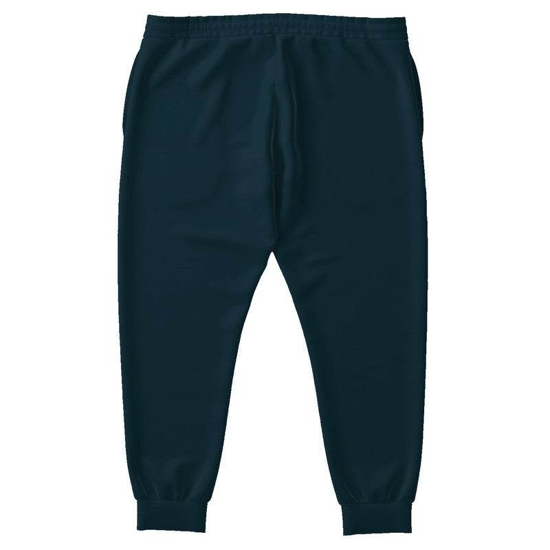 Deep Fully-Muted Cyan Joggers PLUS (BC2-FM-DE) - Back PLUS