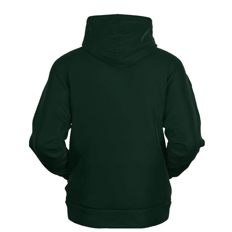 Deep Fully-Muted Green Hoodie (BGG2-FM-DE) - Ghost Back