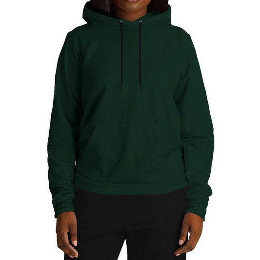 Deep Fully-Muted Green Hoodie (BGG2-FM-DE) - Woman Front