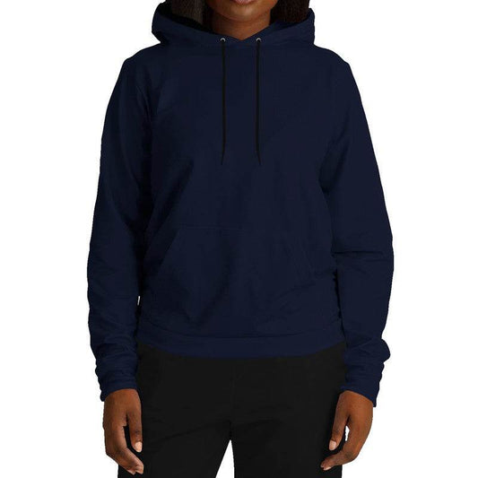 Deep Fully-Muted Indigo Hoodie (I-FM-DE) - Woman Front
