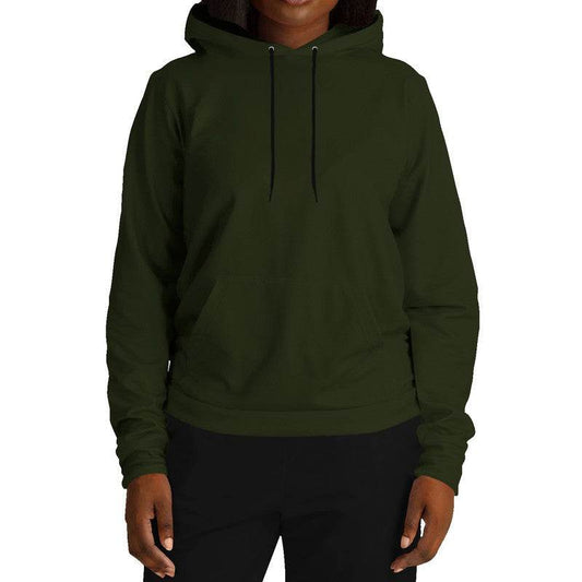 Deep Fully-Muted Lime Hoodie (L-FM-DE) - Woman Front