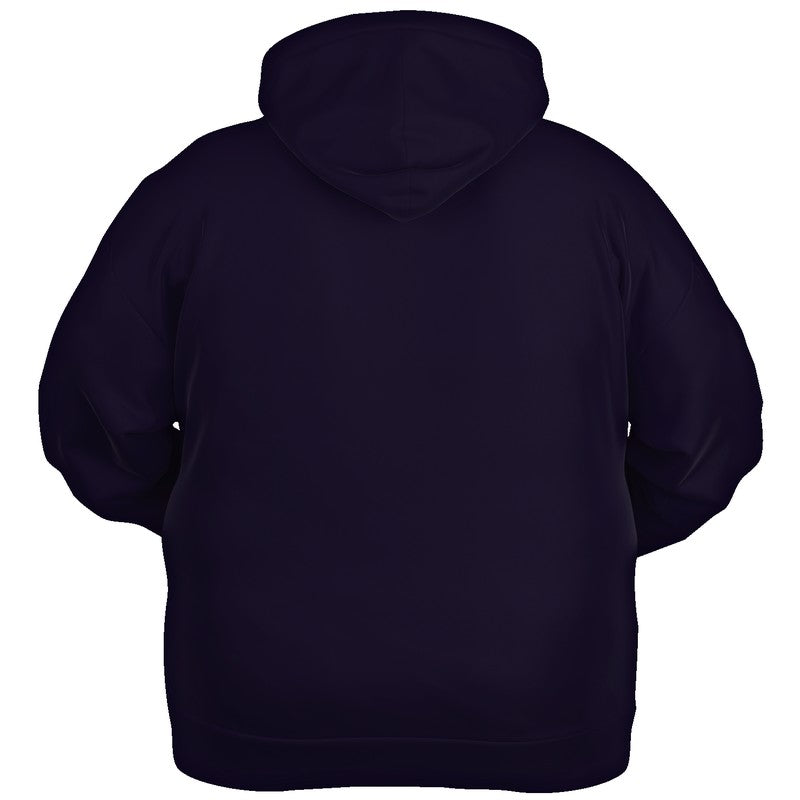 Deep Fully-Muted Purple Hoodie PLUS (PU-FM-DE) - Ghost Back PLUS
