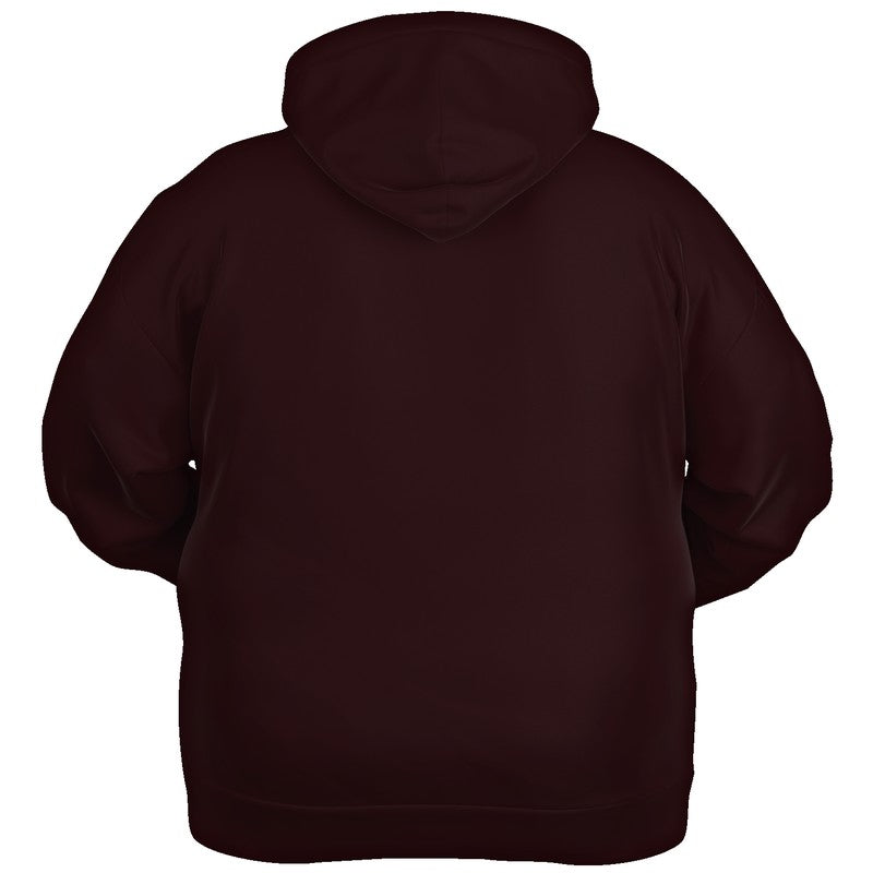 Deep Fully-Muted Red Hoodie PLUS (RPI2-FM-DE) - Ghost Back PLUS