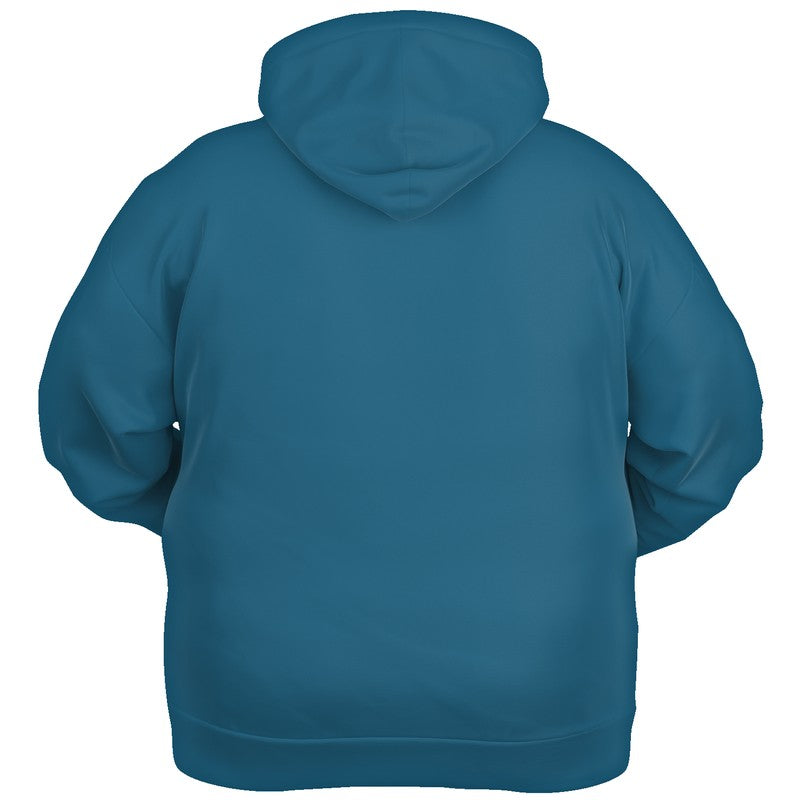 Deep Medium Cyan Hoodie PLUS (BC1-ME-DE) - Ghost Back PLUS