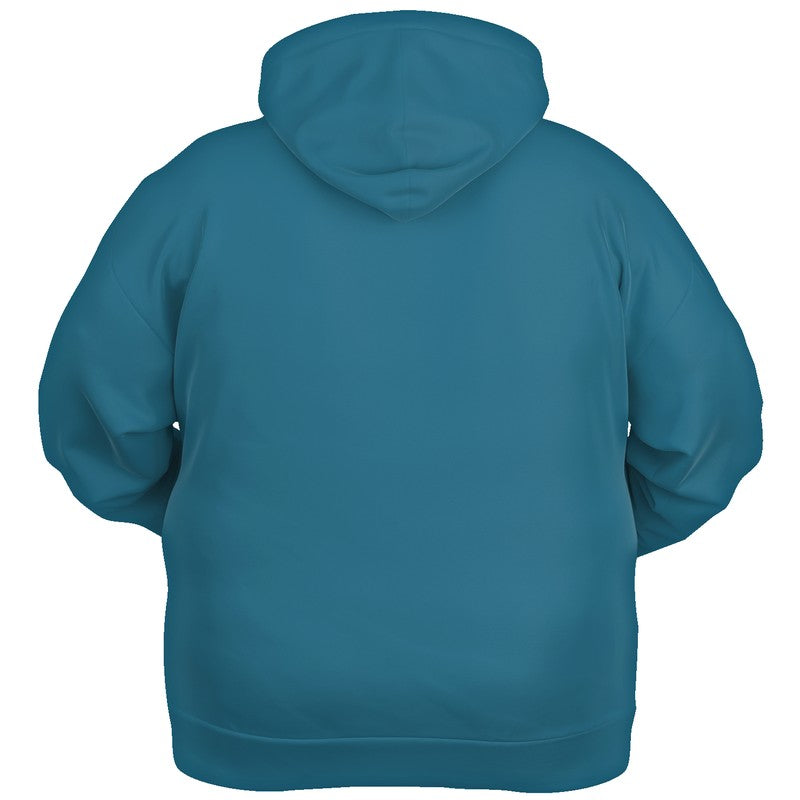 Deep Medium Cyan Hoodie PLUS (BC2-ME-DE) - Ghost Back PLUS