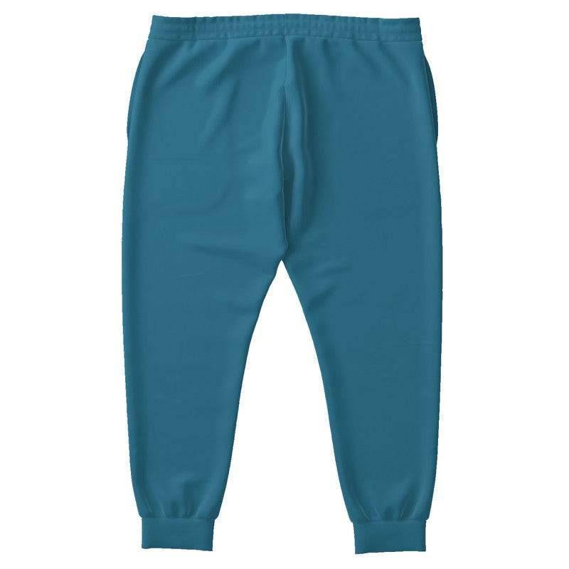 Deep Medium Cyan Joggers PLUS (BC2-ME-DE) - Back PLUS