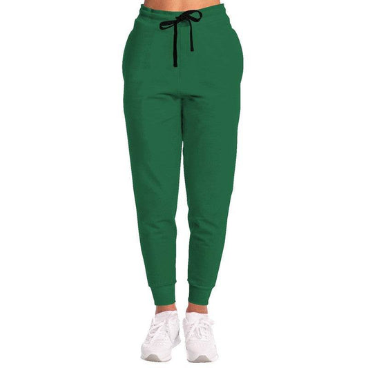Deep Medium Green Joggers (BGG3-ME-DE) - Woman Front