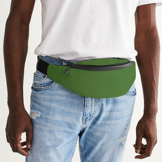 Deep Medium Lime Belt Bag (GL2-ME-DE) - Man Front CloseUp
