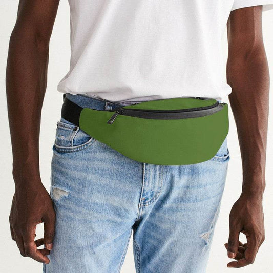 Deep Medium Lime Belt Bag (GL3-ME-DE) - Man Front CloseUp