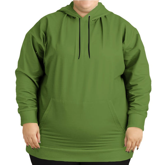 Deep Medium Lime Hoodie PLUS (GL3-ME-DE) - Woman Front PLUS