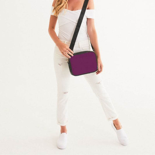 Deep Medium Magenta Crossbody Bag (PIM2-ME-DE) - Woman Front