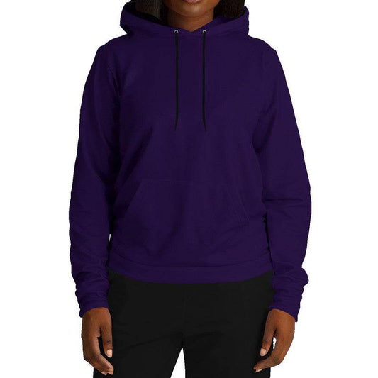 Deep Medium Purple Hoodie (PU-ME-DE) - Woman Front