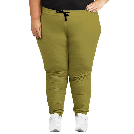 Deep Medium Yellow Joggers PLUS (LY3-ME-DE) - Woman Front PLUS