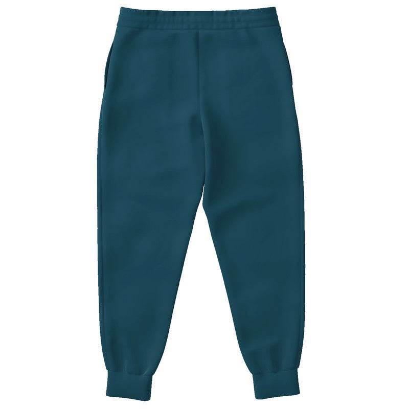 Deep Muted Cyan Joggers (BC2-MU-DE) - Back
