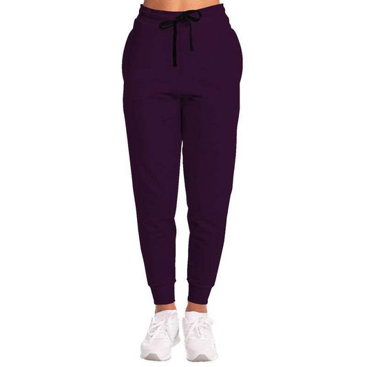 Deep Muted Magenta Joggers (M-MU-DE) - Woman Front