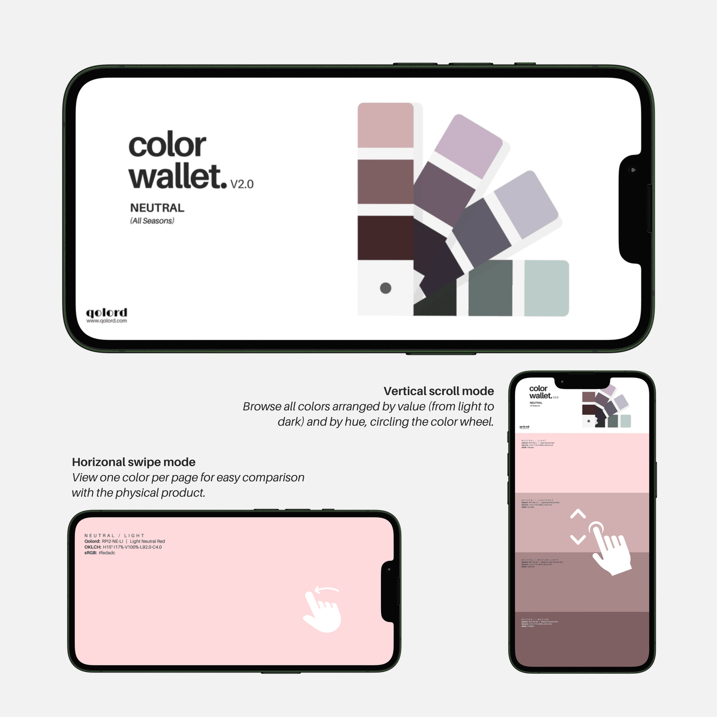 Neutral | Digital Color Wallet | All Seasons - Qolord