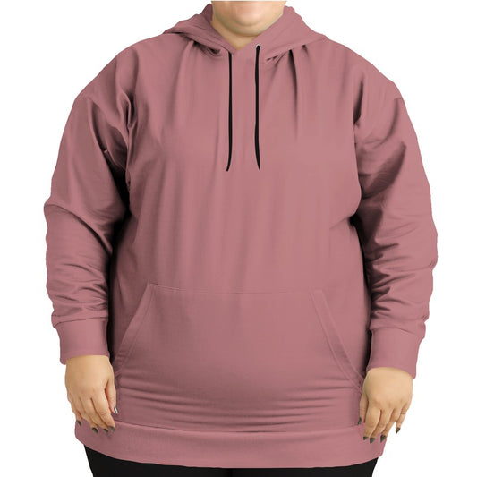 Dusty Pink Hoodie PLUS (RPI2-FM-ML) - Woman Front PLUS