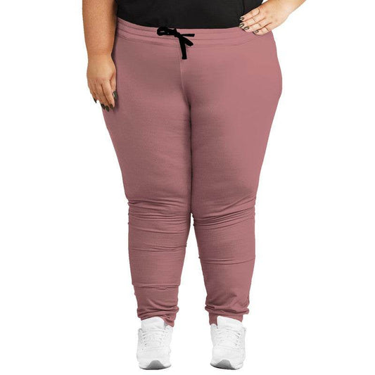 Dusty Pink Joggers PLUS (RPI2-FM-ML) - Woman Front PLUS