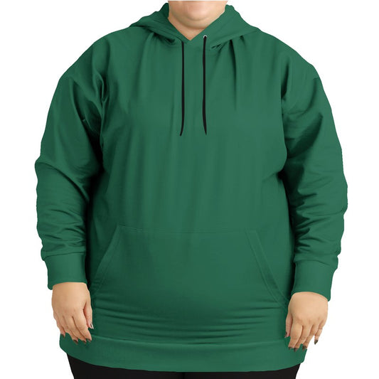 Emerald Green Hoodie PLUS (BGG2-ME-DE) - Woman Front PLUS