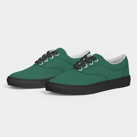 Emerald Green Women's Canvas Sneakers (BGG2-ME-DE) - Side 3