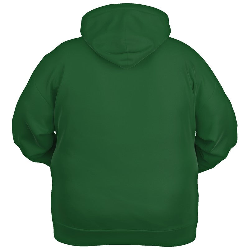 Forest Green Hoodie PLUS (G-MU-DA) - Ghost Back PLUS