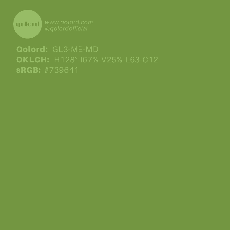 Medium-Dark Medium Lime | GL3-ME-MD