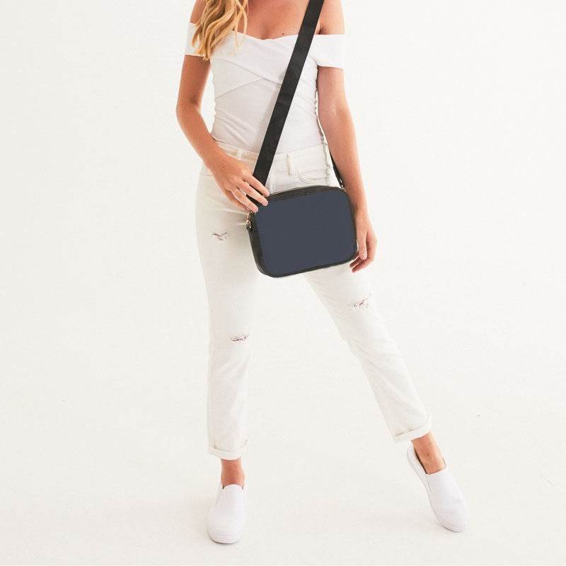 Graphite Crossbody Bag (I-NE-MD) - Woman Front