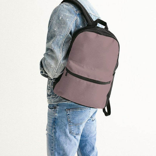 Gray-Pink Canvas Backpack (RPI2-NE-ML) - Man Back CloseUp