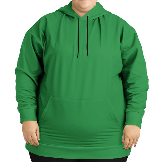 Green Hoodie PLUS (G-CL-DE) - Woman Front PLUS