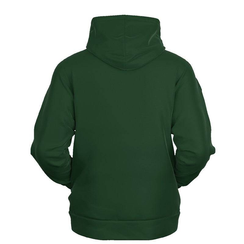 Hunter Green Hoodie (G-FM-DA) - Ghost Back