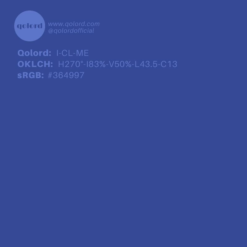 Medium Clear Indigo | I-CL-ME
