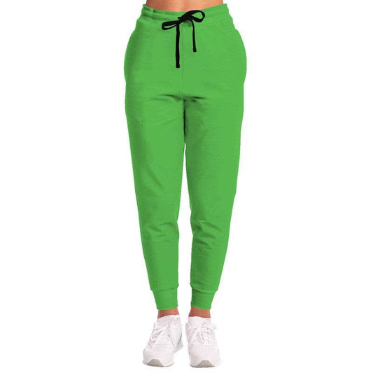 Kelly Green Joggers (GL1-BR-ME) - Woman Front