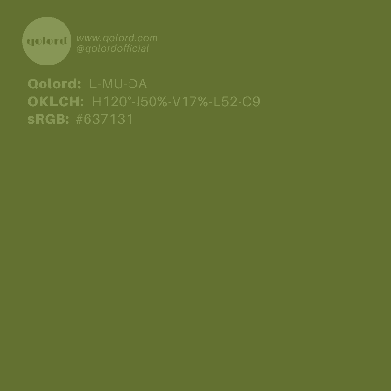 Dark Muted Lime | L-MU-DA
