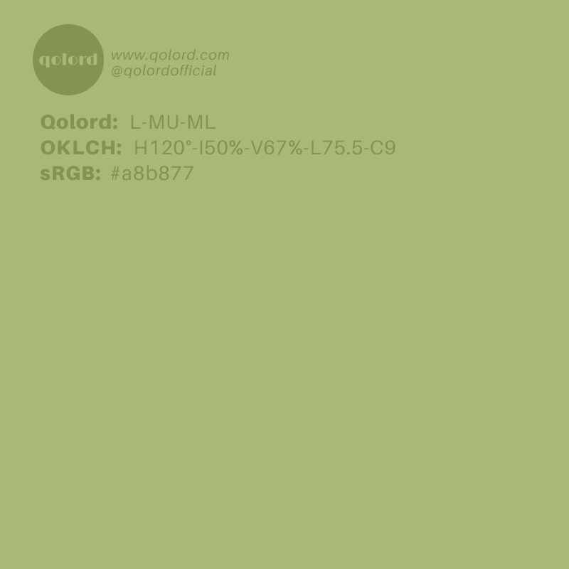 Medium-Light Muted Lime | L-MU-ML