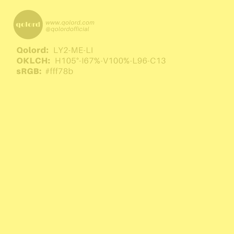 Light Medium Yellow | LY2-ME-LI