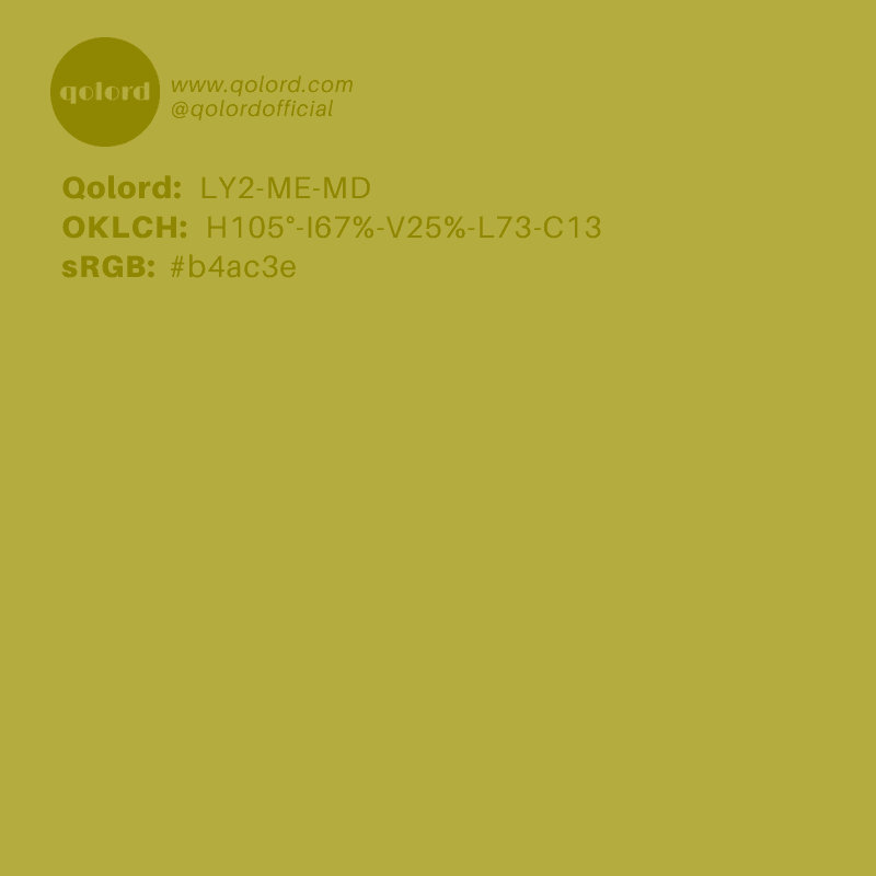 Medium-Dark Medium Yellow | LY2-ME-MD