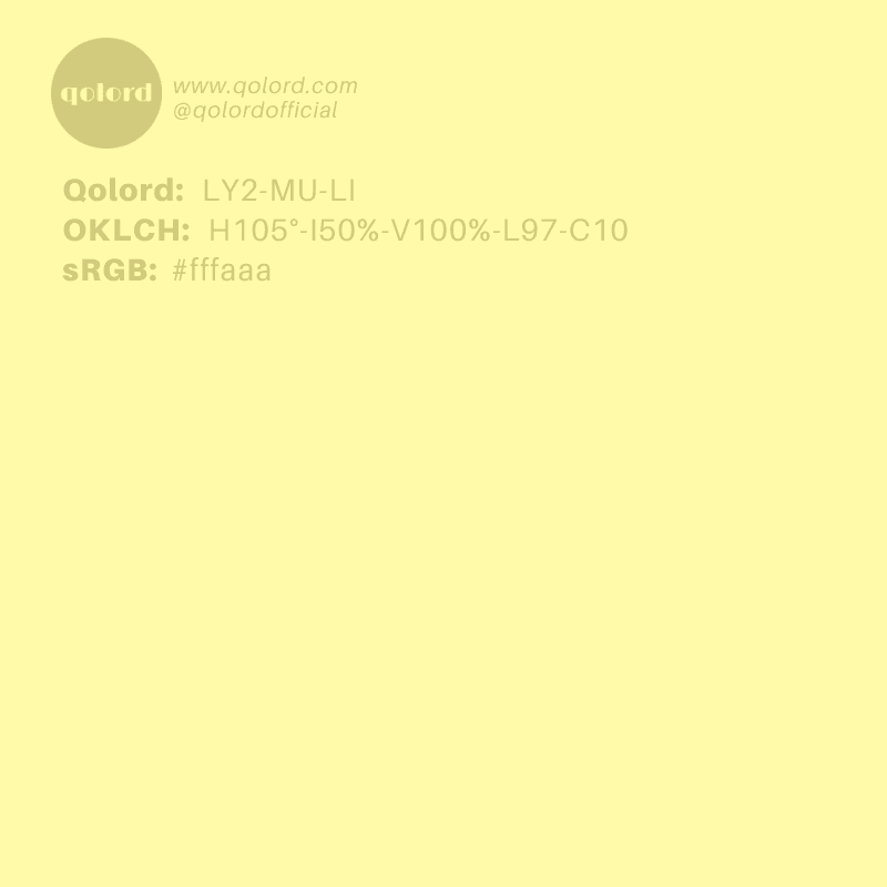 Light Muted Yellow | LY2-MU-LI