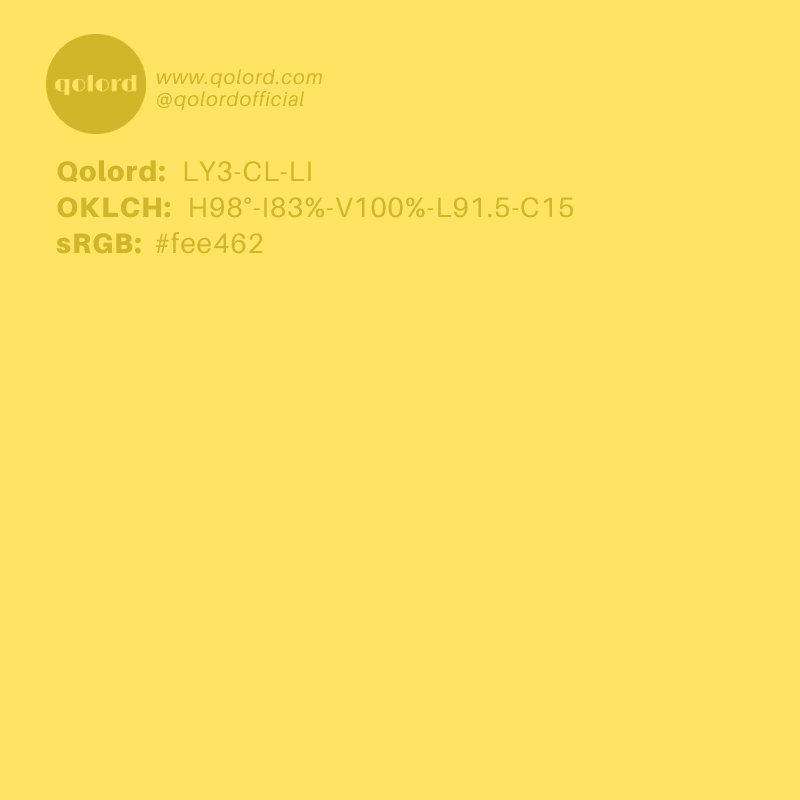 Light Clear Yellow | LY3-CL-LI