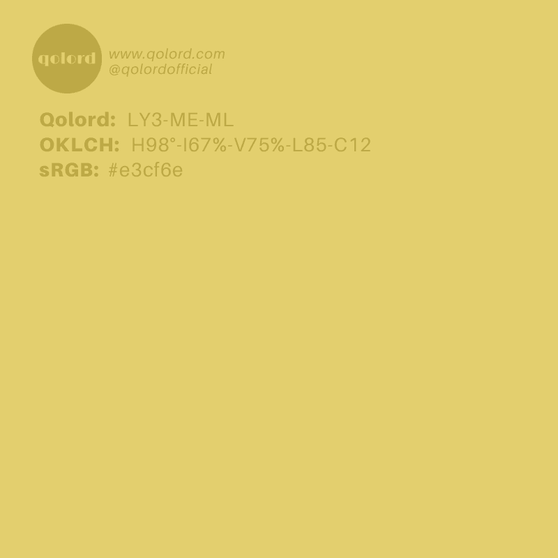Medium-Light Medium Yellow | LY3-ME-ML