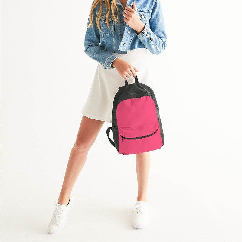 Light Clear Pink Canvas Backpack (RPI3-CL-LI) - Woman