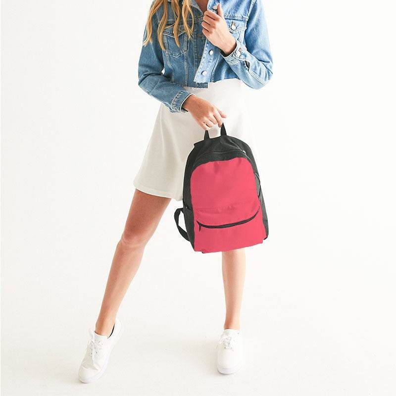 Light Clear Red Canvas Backpack (RPI2-CL-LI) - Woman