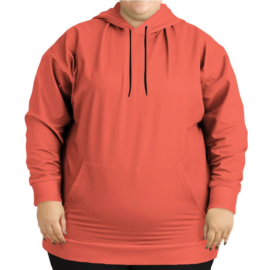 Light Clear Red Hoodie PLUS (R-CL-LI) - Woman Front PLUS