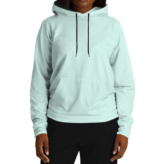 Light Fully-Muted Blue-Green Hoodie (BG-FM-LI) - Woman Front
