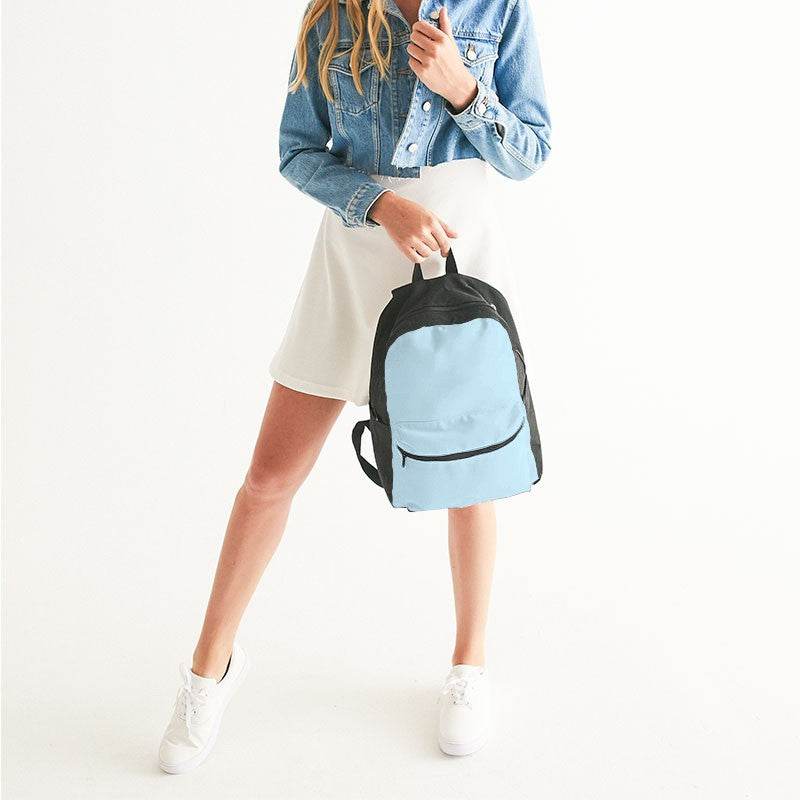 Light Fully-Muted Cyan Canvas Backpack (BC2-FM-LI) - Woman