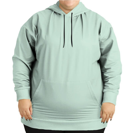 Light Fully-Muted Green Hoodie PLUS (BGG2-FM-LI) - Woman Front PLUS