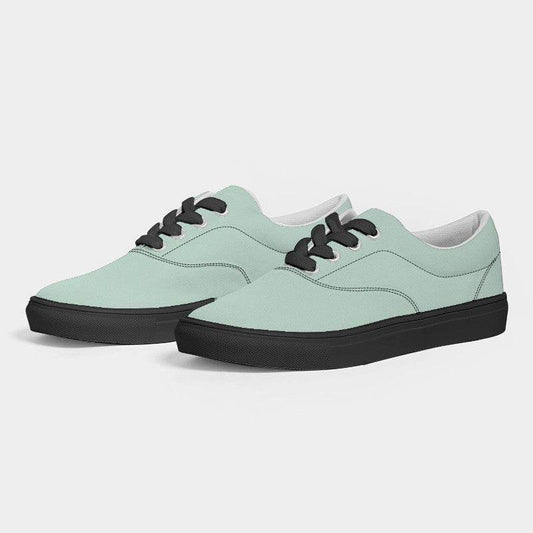 Light Fully-Muted Green Men's Canvas Sneakers (BGG2-FM-LI) - Side 3