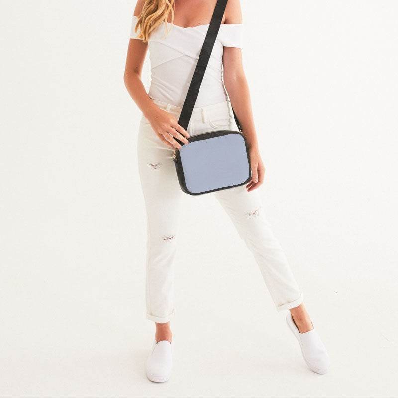 Light Fully-Muted Indigo Crossbody Bag (I-FM-LI) - Woman Front