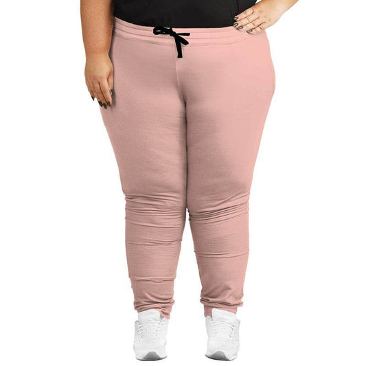 Light Fully-Muted Red Joggers PLUS (R-FM-LI) - Woman Front PLUS