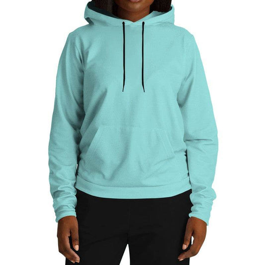Light Medium Blue-Green Hoodie (CBG2-ME-LI) - Woman Front