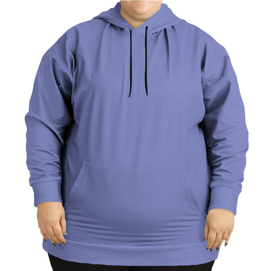 Light Medium Indigo Hoodie PLUS (PUI3-ME-LI) - Woman Front PLUS